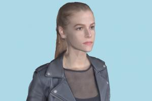 Ponytail Girl Ponytail Girl-2